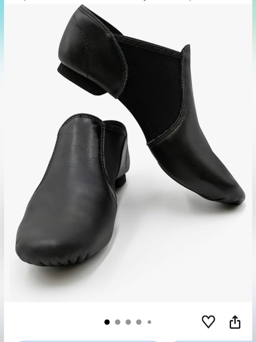 Capezio Black Unisex Jazz Slip-On Dance Shoes
